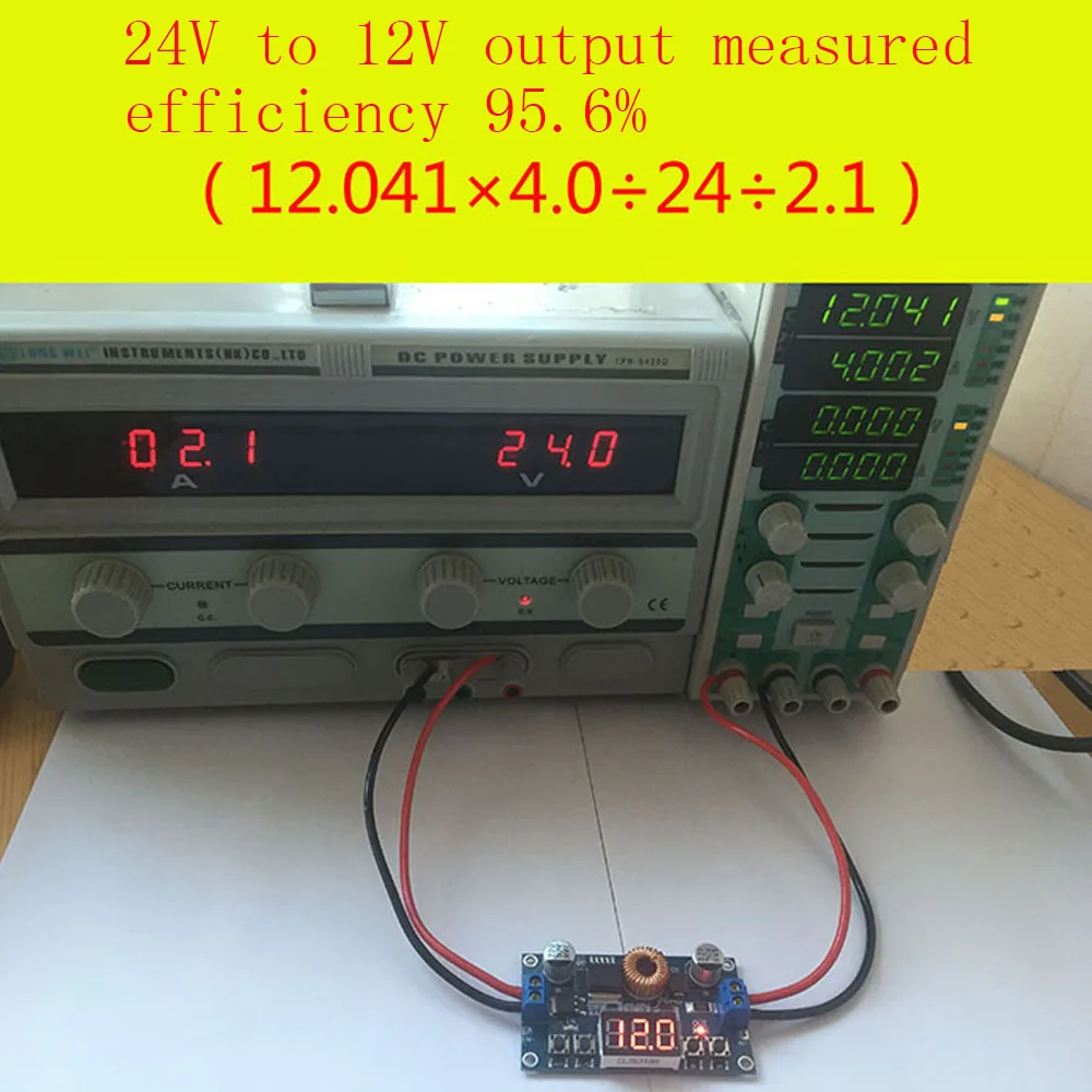DC-DC Converter DC5-36V to DC1.2-32V Adjustable Buck Power Supply Module 5A 75W Max Step-down Power Suppy Board High Efficiency