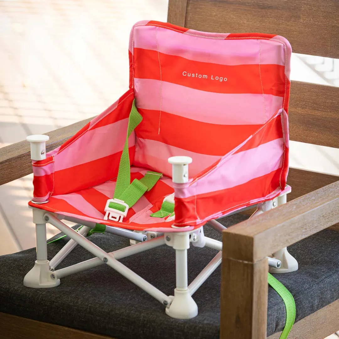 

Custom Portable Children's Picnic Chair Baby Sitting Outdoor Beach Camping Travel Foldable Children's Toddler Baby Sitting Chair