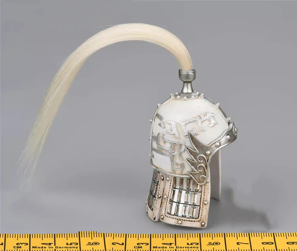 خوذة من مادة آسيا العتيقة لمكونات المشهد بنفسك ، نسخة بيضاء ، أنثى ، هوا مالان ، تبليغ ، مكون 12 في المشهد ، من كلوريد البولي فينيل ، #5