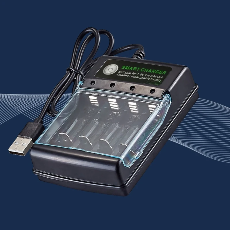 4슬롯 알카라인 배터리 충전 박스 효율적인 배터리 수명 연장을 위한 1.5V 지능형 충전 통합