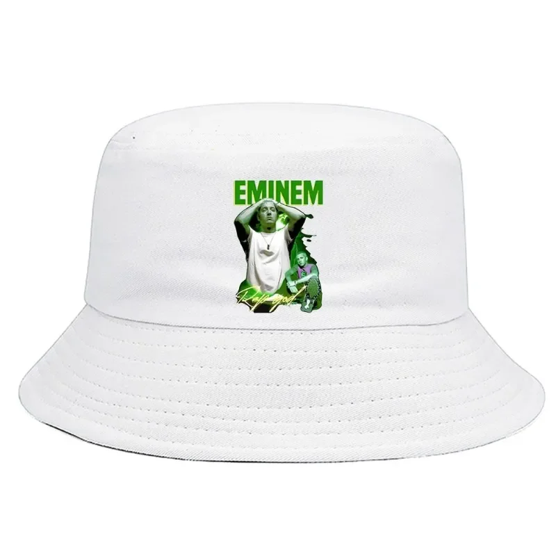 Stylish Eminem Bucket Hat Summer Fashion Foldable Bucket Hat Man Women Amusing Unisex Outdoor Sunscreen Fishing Hunting Cap