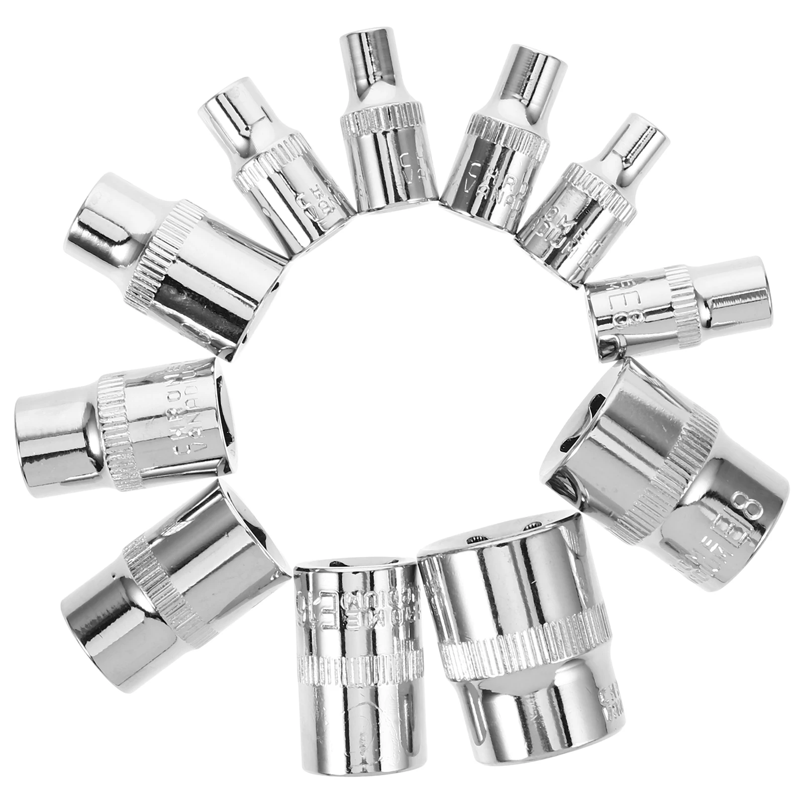 

11pcs Hexagonal Plum Socket Stainless Steel Long Sleeve Car Repair Wrench E Sleeve Star Auto Electrician Home DIY Hand
