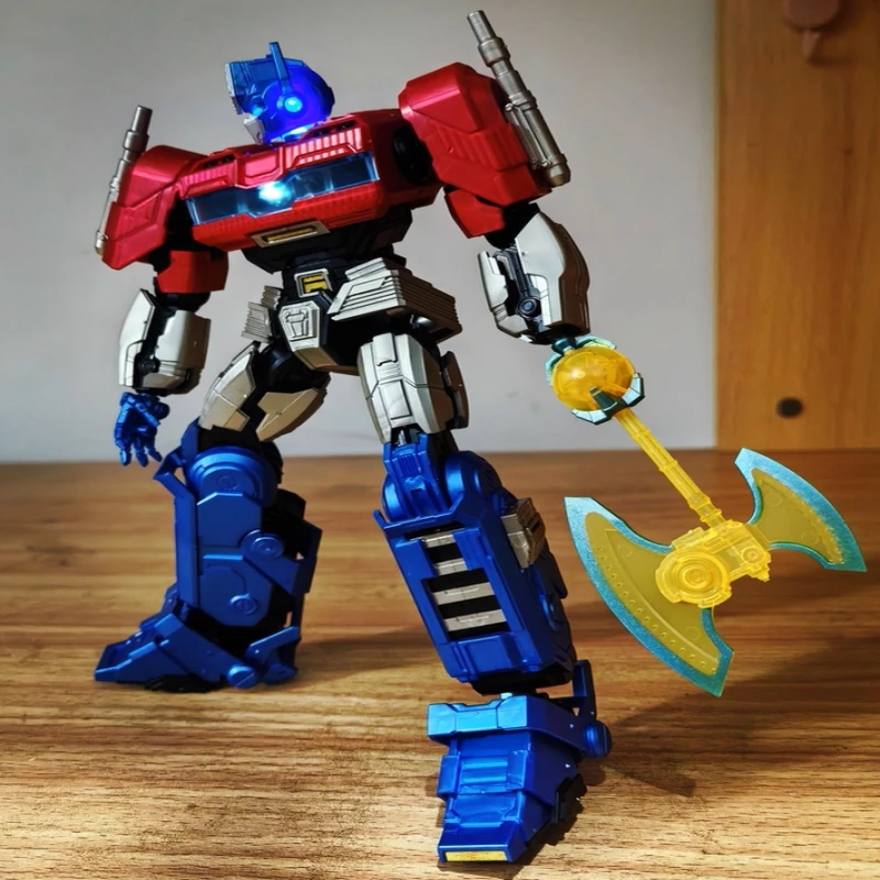 Original Blokees Transformers One Action Edition Optimus Prime Orion Pax éclairage assemblé figurines d'action modèle mobile jouet