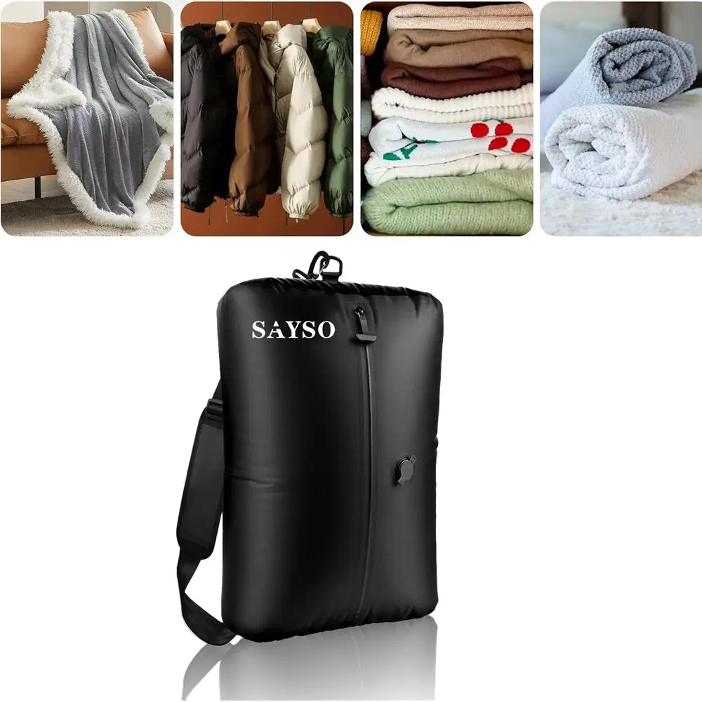 Reusable Vacuum Compression Bag Travel Luggage Vacuum Storage Bag for Suitcases and Backpack Space Saver Vacuum Bags Waterproof