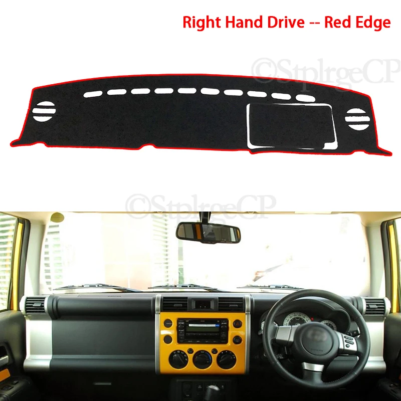 Anti-Slip Mat Dashboard Cover Pad Sunshade Dashmat Carpet Car Accessories 2007 2014 2017 for Toyota FJ Cruiser 2006~2018 GSJ10