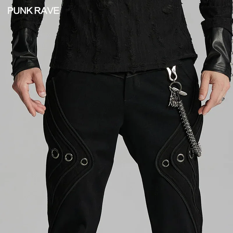 فاسق الهذيان الرجال نهاية العالم الشرير مقلد العمود الفقري تصميم الهيكل العظمي الخصر سلسلة شخصية ريترو ستايل اكسسوارات هدايا للرجال