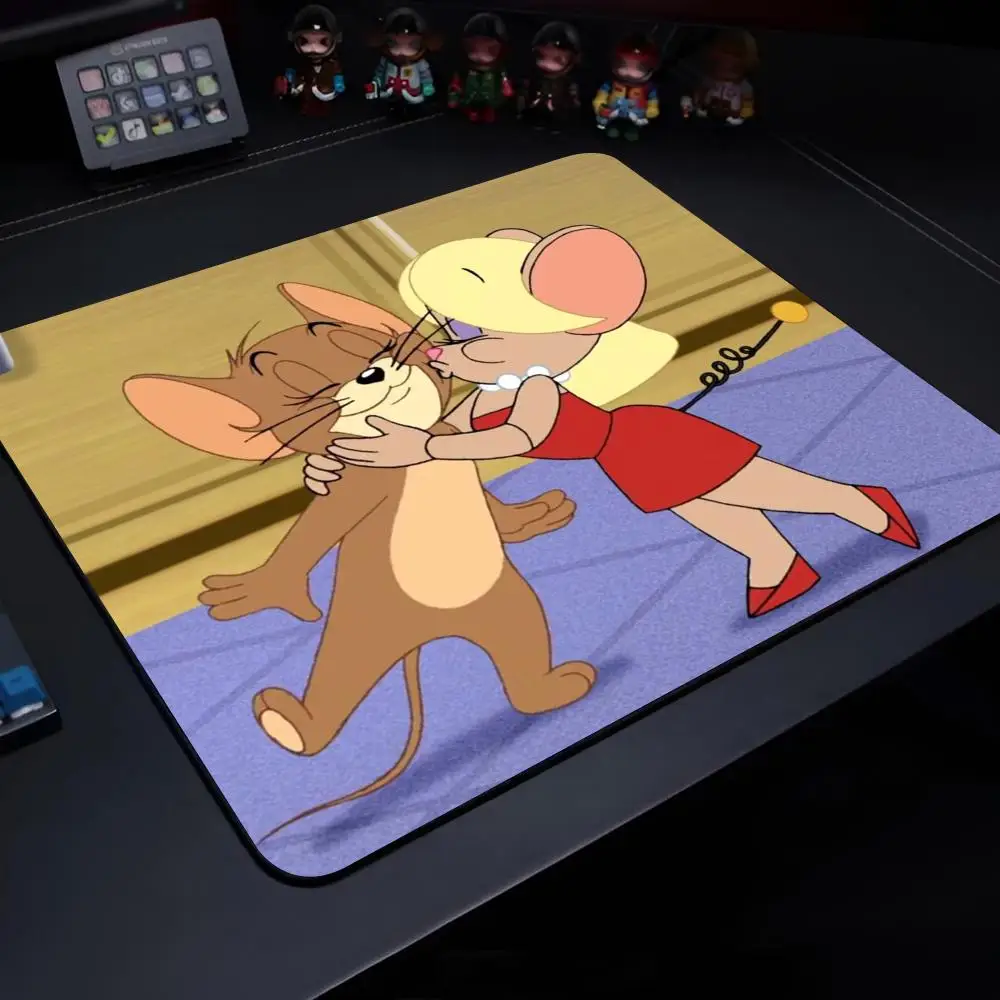 Cartoon T-Toms And J-Jerrys Mouse Pad Gaming Laptops Keyboard Mat Deskmat Pc Accessories Desk Protector Mousepad Gamer Mats Anim
