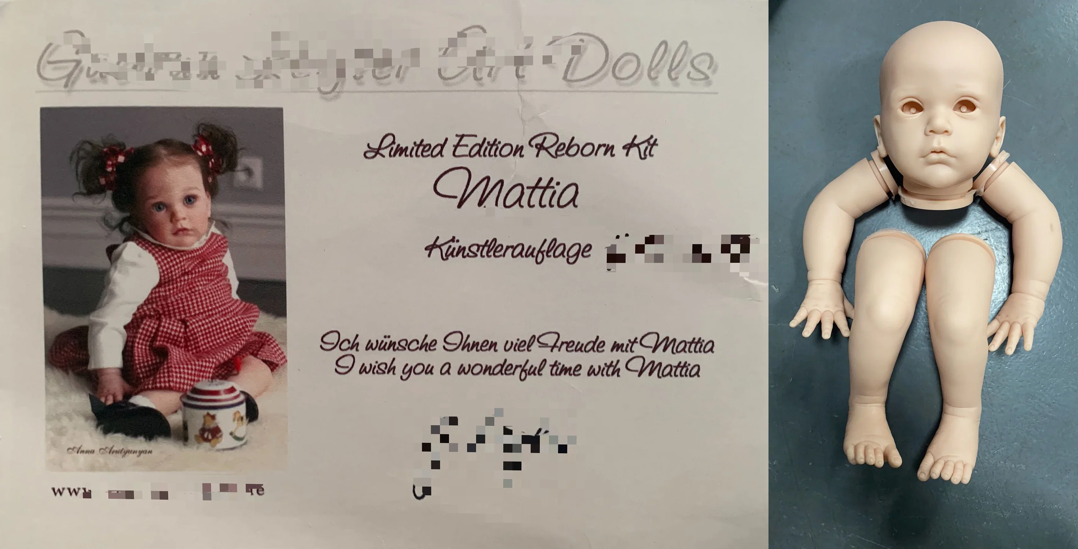 St.Store 24 inch Reborn Doll Kit Mattia met COA Levensechte Soft Touch Frisse kleur Onvoltooide poponderdelen met lichaam en ogen