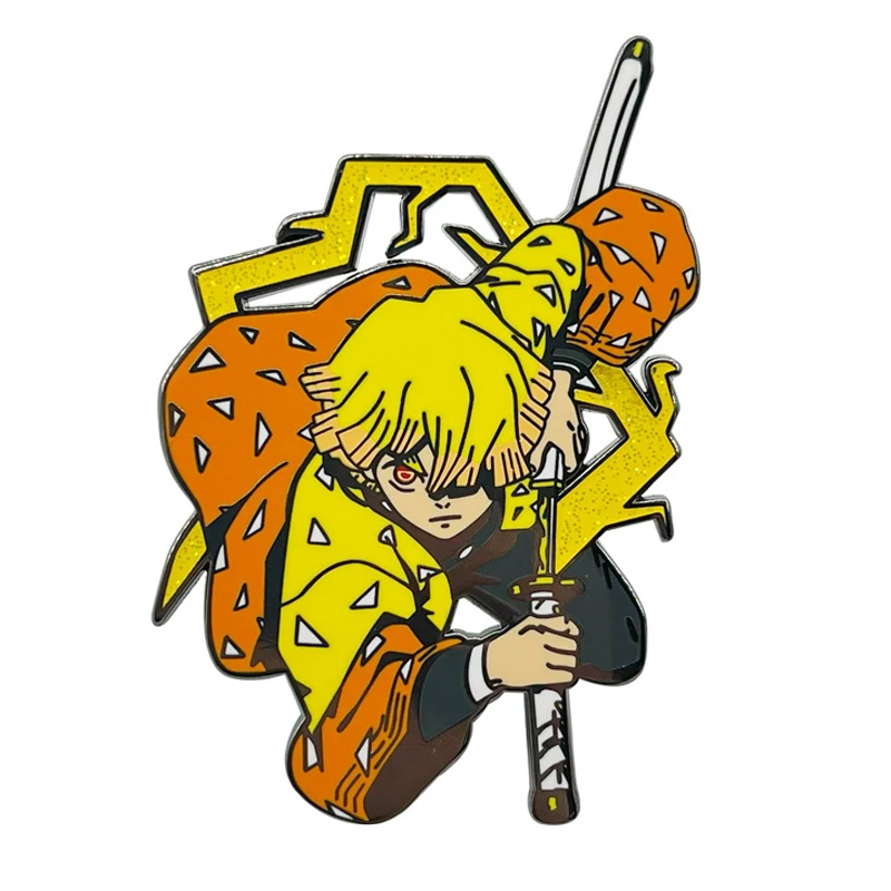 Broches de Anime japonés para hombre y mujer, alfileres esmaltados geniales, insignias de solapa para mochila, accesorios de joyería de moda,