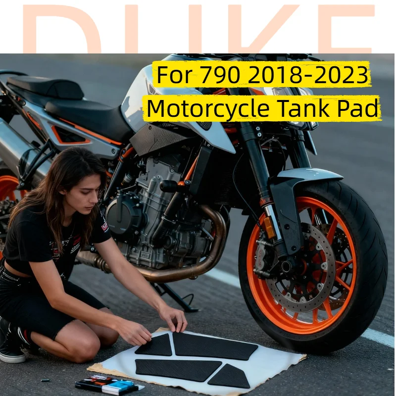 motorcycle tank sticke For 750-850cc Naked Bikes 790 2018-2023 motorcycle anti-slip tank pad protection knee grip pads decals