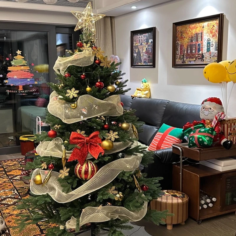 

New Luxury PE Christmas Tree 1.5/1.8M/2.1M Premium Dense Spruce Large Xmas Scene DIY Decoration Festive Home Display Ornaments