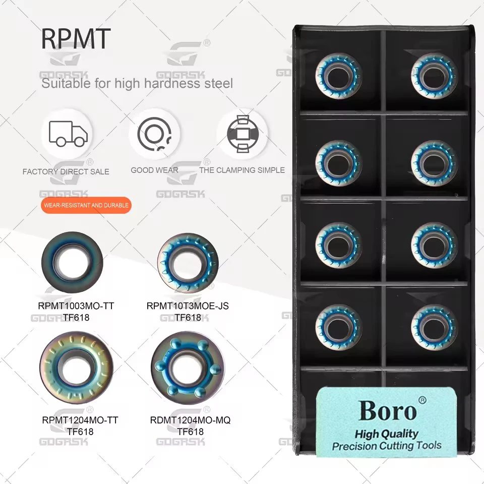 DESKAR Milling Cutter RPMT1003MO TT RPMT1003MOE JS RPMT10T3MOE JS RPMT1204MO TT RDMT1204MO MQ TF618 Numerical Control Blades
