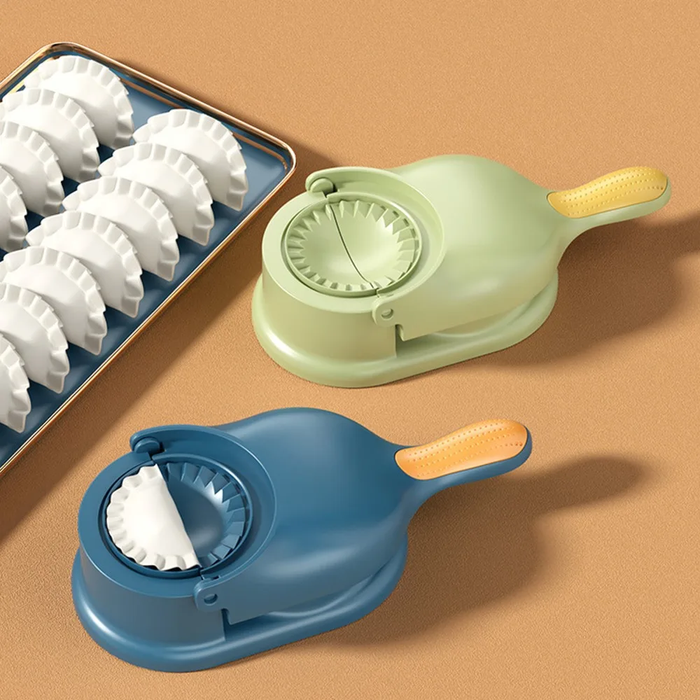 Durable Plastic Dumpling Maker Smooth One-piece Dumpling Making Tool Portable Dumpling Mold Daily Cooking