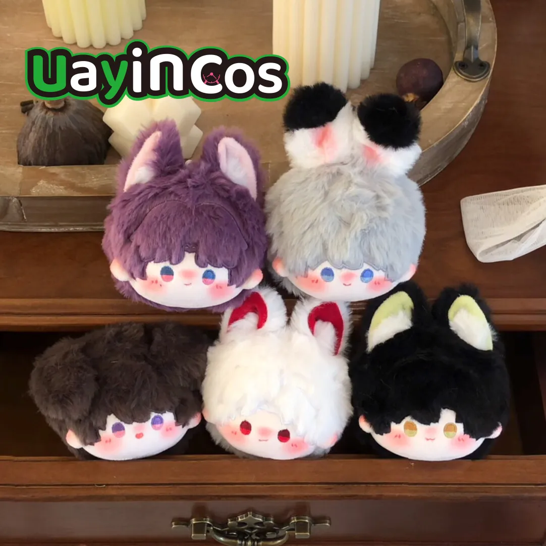 

In Stock 10cm Love and Deepspace Xavier Sylus Rafayel Zayne Caleb Ear Anime Game Stuffed Plushies Doll Clothes Keychain Bag Toy