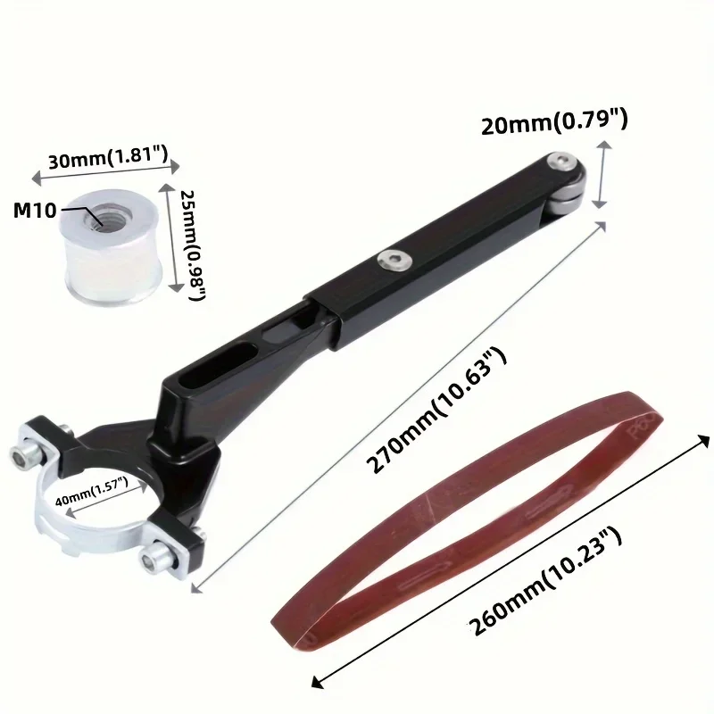 Angle Grinder Modified Accessories,Belt Sander Modified Bracket,Angle Grinder Modified Belt Sander, Woodworking Sandpaper Sander