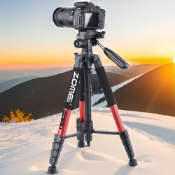 Travel Lightweight Professional Camera Tripod for Canon Zomei Panorama Video Photo Photography Stand for Horizontal Shooting