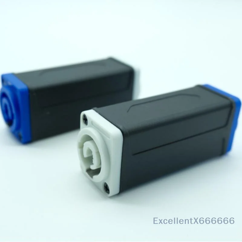 LED PowerCon AC Coupler Extender Connector 1Pcs Speakon Panel Mount Adapter Anti Corrosion for Audio Lighting System Wiring