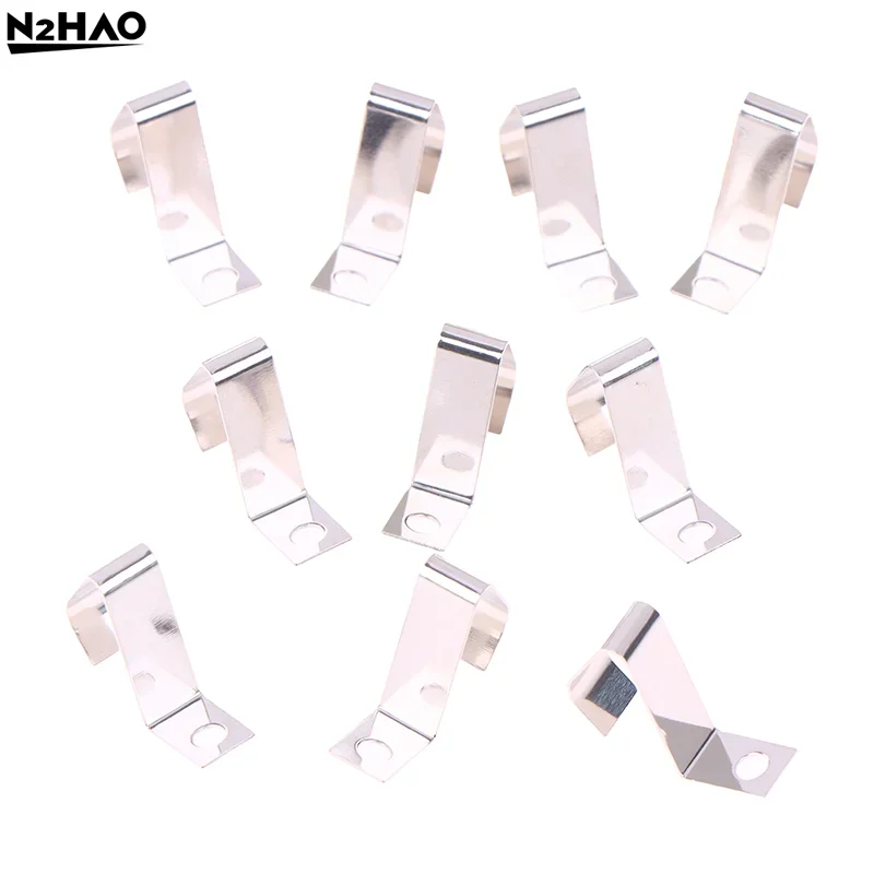 10PCS Silver 5231 SMT Battery Contact For A, AA, CR2, CR123A, 9 Volt Battery Leaf Spring Contact Battery Contact