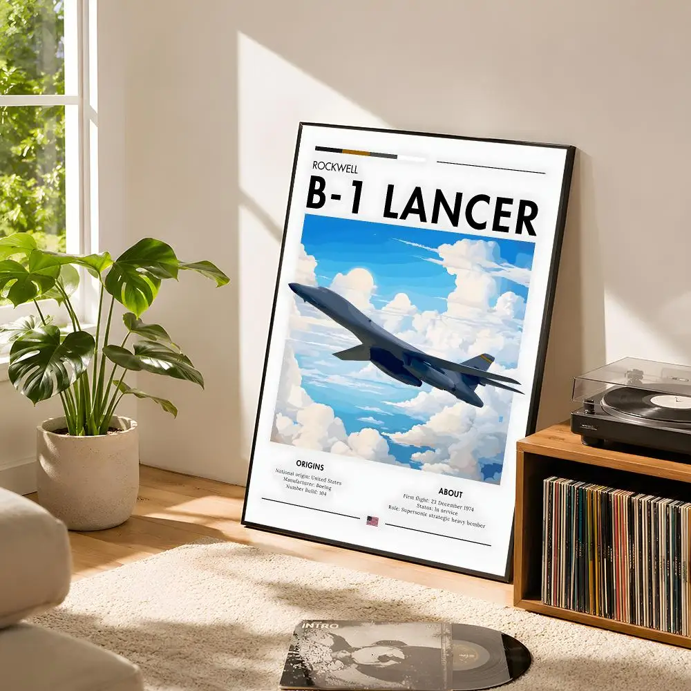 Cool Supersonic Fighters Jet Air Force Aircraft Poster Self Adhesive Matte Wall Art Removable Home Room Decoration