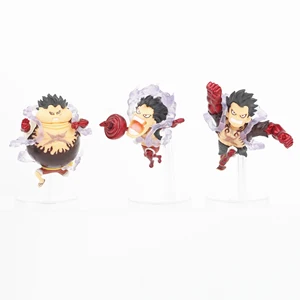 5 buah / set Lucu One Piece Gear 4 Tokoh Anime Luffy Mainan Model Pvc 11cm 10 figur aksi metal gear penjualan terbaik - №