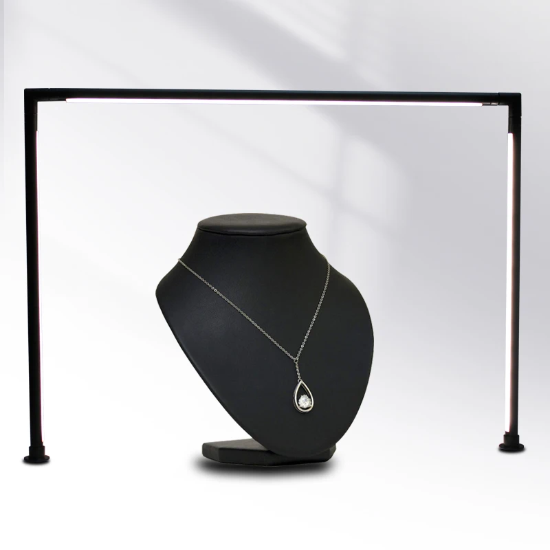 High Brightness Movable Jewelry Display Cabinet Rotary Light Emitting Diode Light