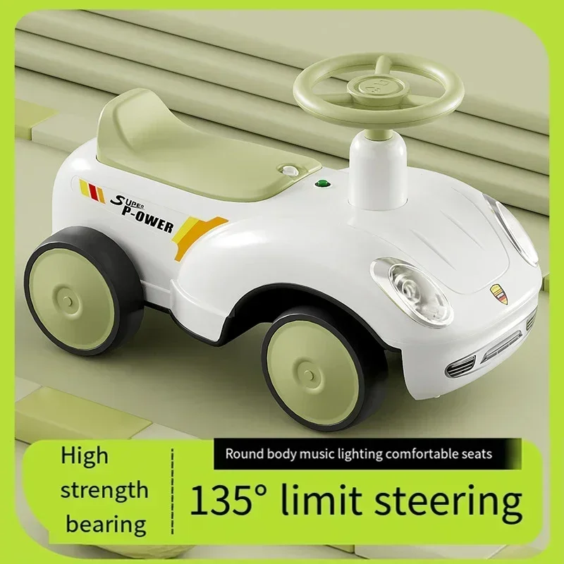 Kinder Scooter Auto Baby Balans Auto 1-6 Jaar Oud Jongen En Meisje Baby Vier Wiel Anti-Rollover Roller Muziek Licht Jojo Auto