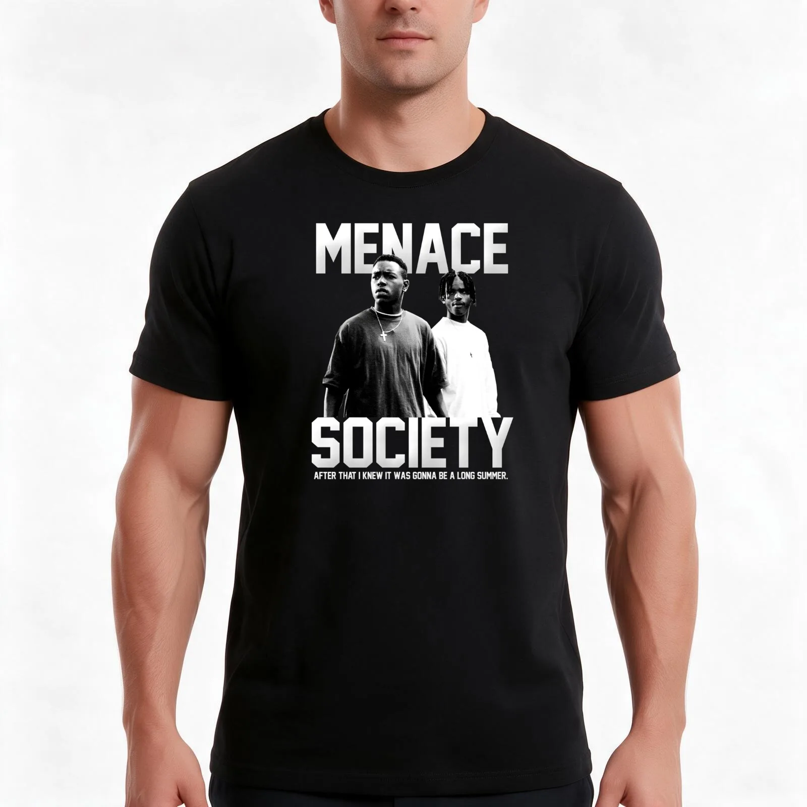 Larger Than Steven Seagal T-Shirt, Summer Casual Cotton Tee, Oversized Streetwear Tops, Vintage Graphic Print, Unisex Men Women