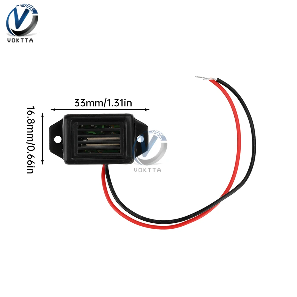 Mini buzzer d'alarme électronique, haut-parleur actif, 2315 décibels élevés, 3V, 6V, 9V, 12V, 85dB, 1PC