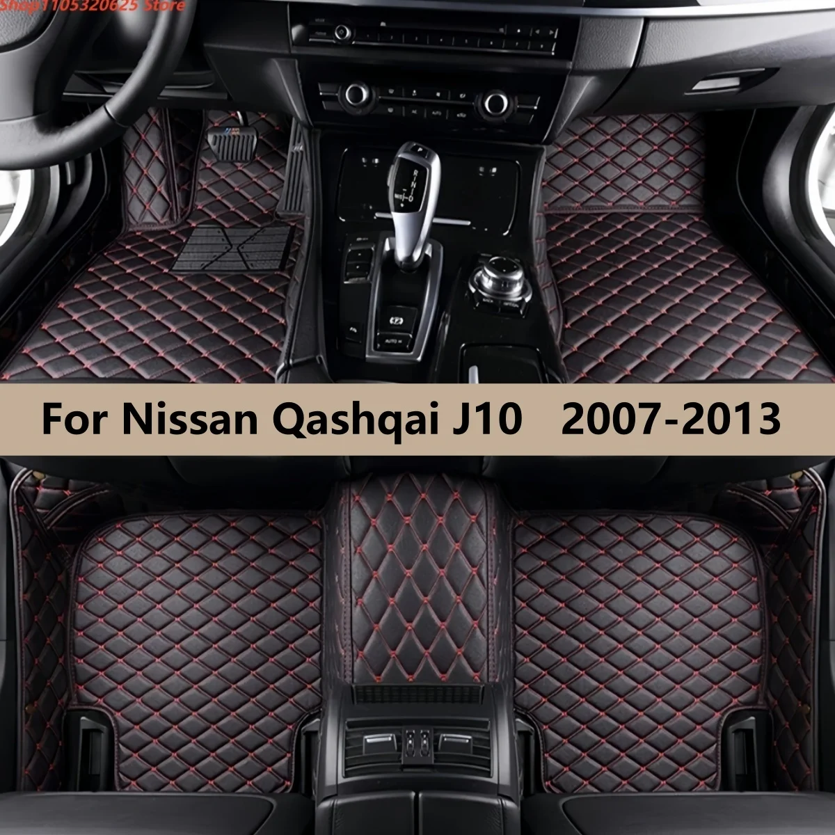 

Автомобильные коврики для Nissan Qashqai J10 2007-2013, водонепроницаемые, для стайлинга салона автомобиля