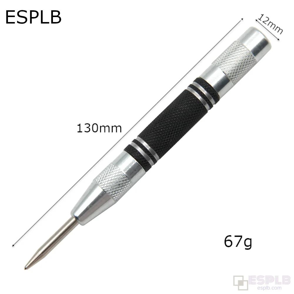 ESPLB 130 مللي متر/154 مللي متر التلقائي مركز لكمة مركز مثقاب الخشب المعادن قابل للتعديل الربيع تحميل أدوات يدوية
