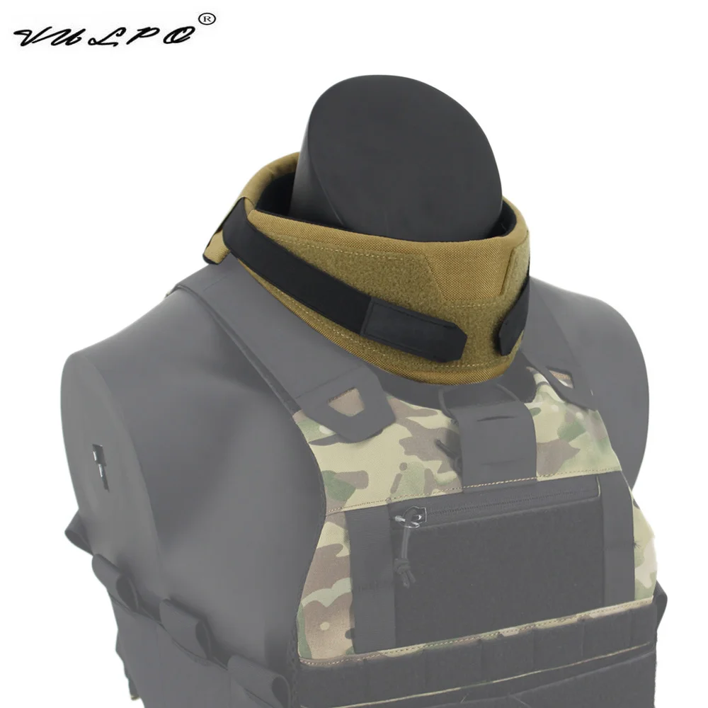 VULPO Tactical Vest Neck Protector Neck Guard Fit For FCSK JPC 6094 CPC Vest Universal Collar Neck Protection