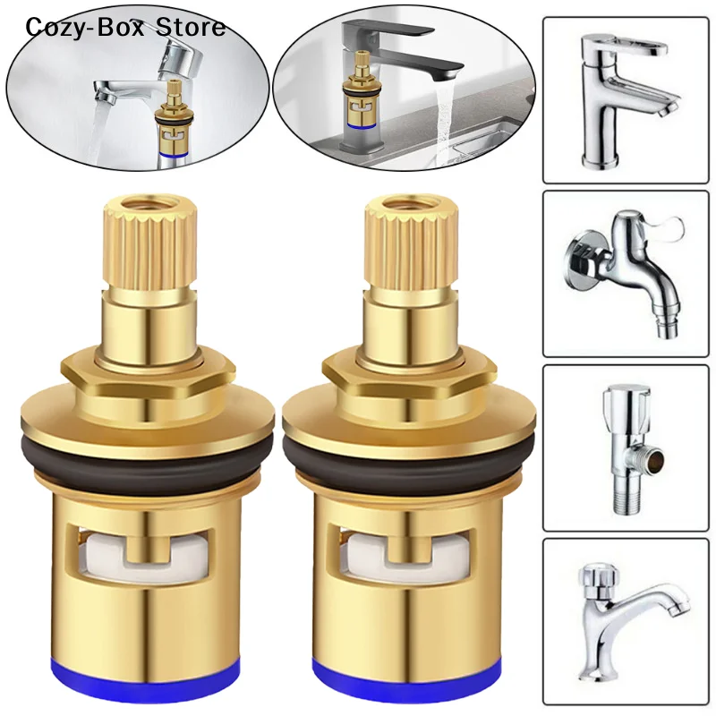 [ZY]1PC Faucet Valves Replacement Universal Tap Valve Brass  Faucet Inner Valve For Household Bathroom Kitchen Supplies[ZY]