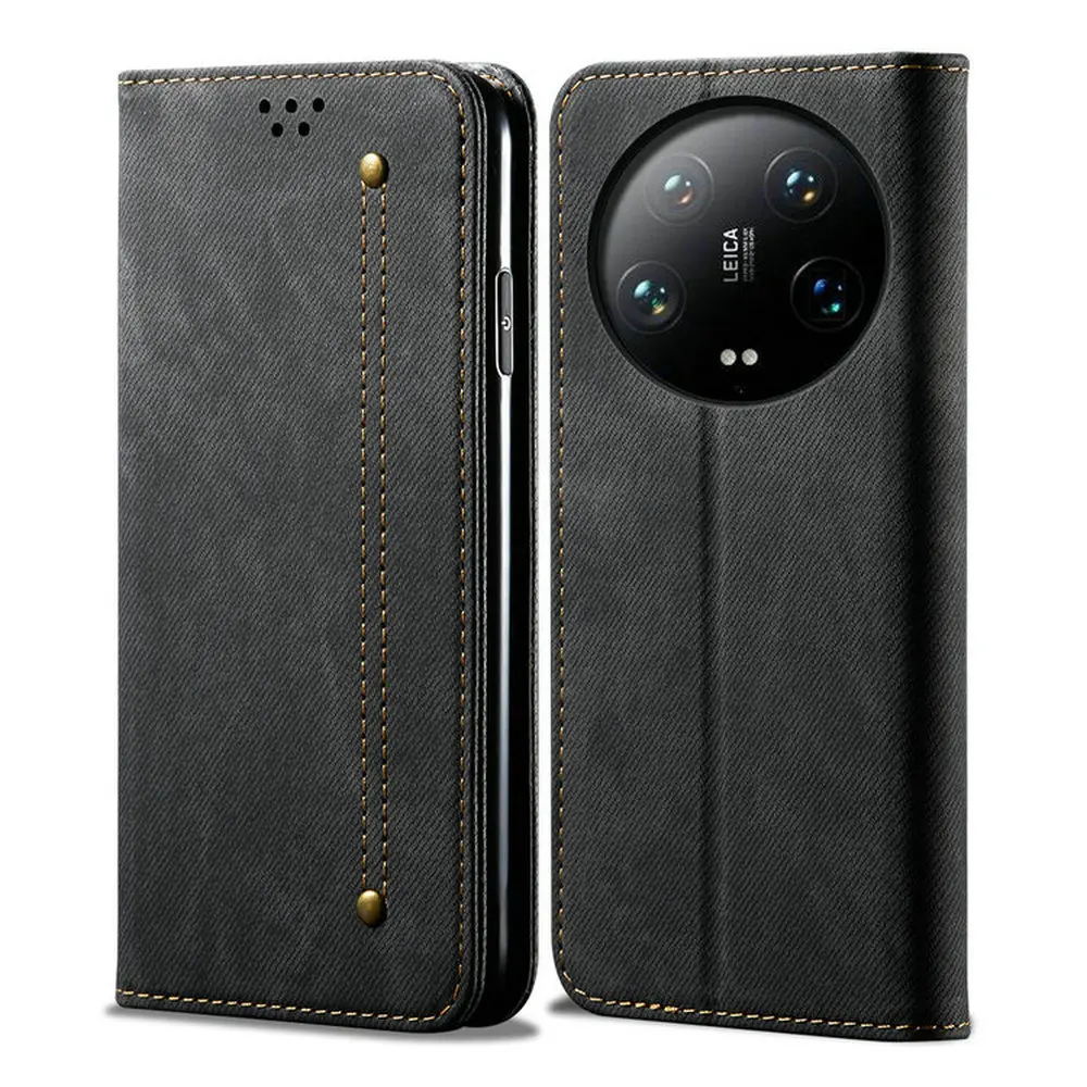 For Xiaomi 14 Ultra 5G 2024 Luxury Case Magnetic Leather Wallet Card Funda For Xiaomi 14 Pro Case Mi 14Ultra 14Pro Flip Cover