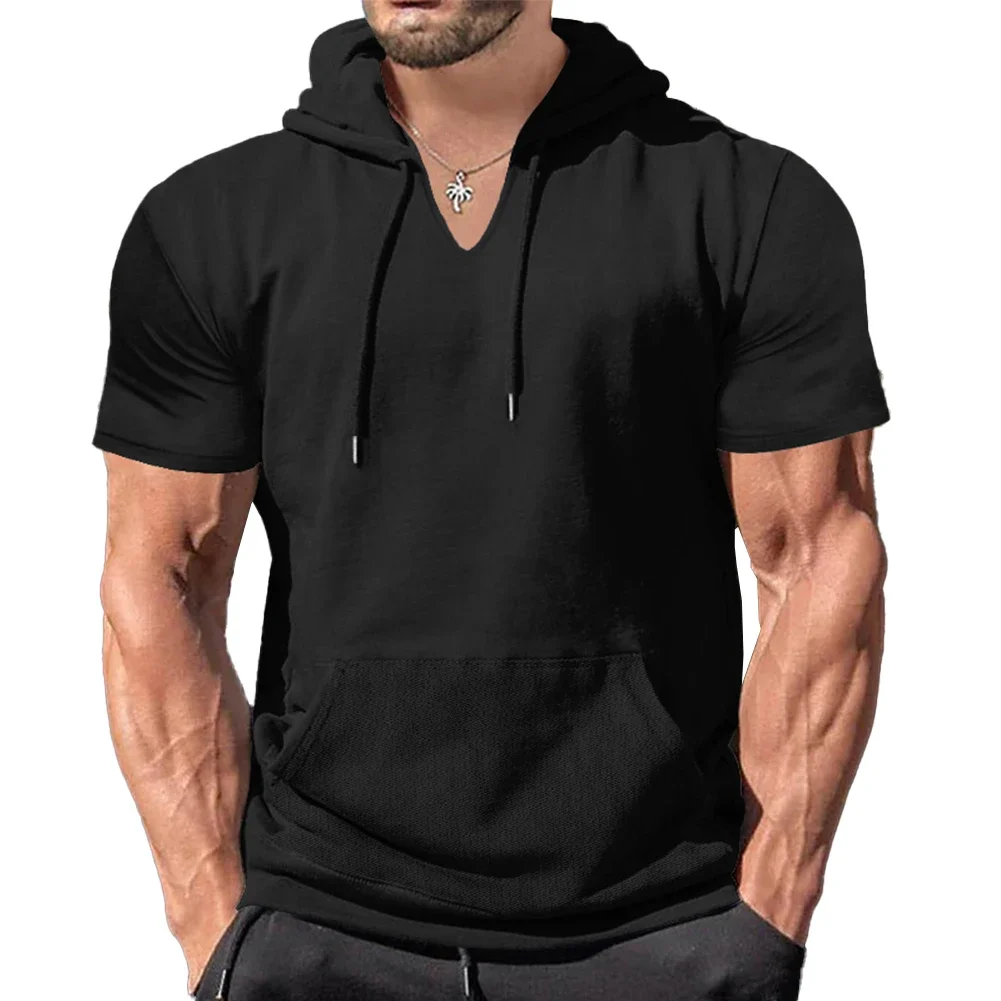 Comfy Fashion Tops Sweatshirt Tops Activewear White Black Workout Brown Dark Gray Fitness Gym Hooded Mens Pullover