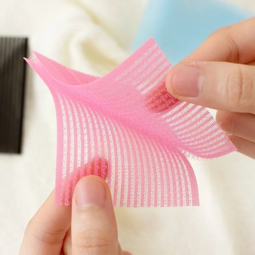 10Pcs/Set Fashion Hair Accessories Hair Sticky Pad Hair Fringe Nylon Bangs Magic Paste Multi-color Bangs Puffy Hair Sticker