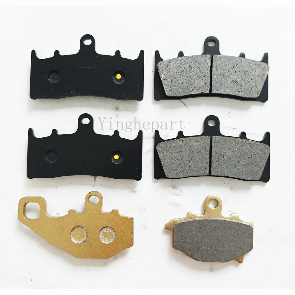 Motorcycle Front Rear Brake Pads For KAWASAKI ZX600 Ninja ZX-6R 1998-2002 ZX900 Ninja ZX-9R 1997-2001 ZX 600 900 ZX6R ZX9R