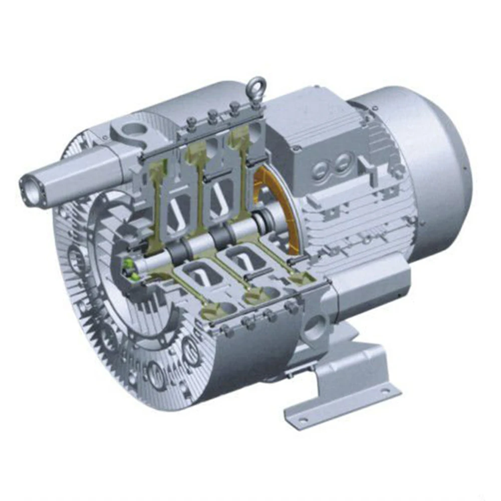 

Factory Direct Sales Small Size 1.3kw Fish Pond Aeration Air Blower For Sewage Treatment Plant