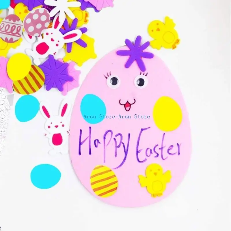 H3CF Easter Eva Foam Make Handmade Make Making Contlitful Painted Easter Stefrical