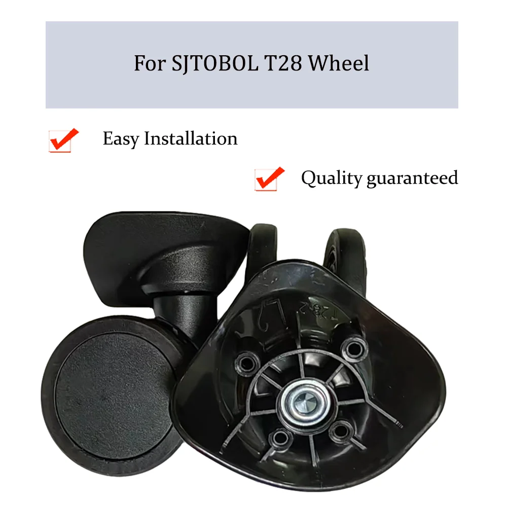 

For SJTOBOL T28 Nylon Luggage Wheel Trolley Case Wheel Pulley Sliding Casters Universal Wheel Slient Wear-resistant Repair