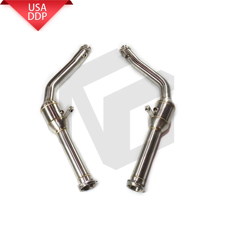 

Удочная труба ING SS304 для Mercedes Benz G63 W463 без теплозащитного экрана, система выхлопных газов двигателя