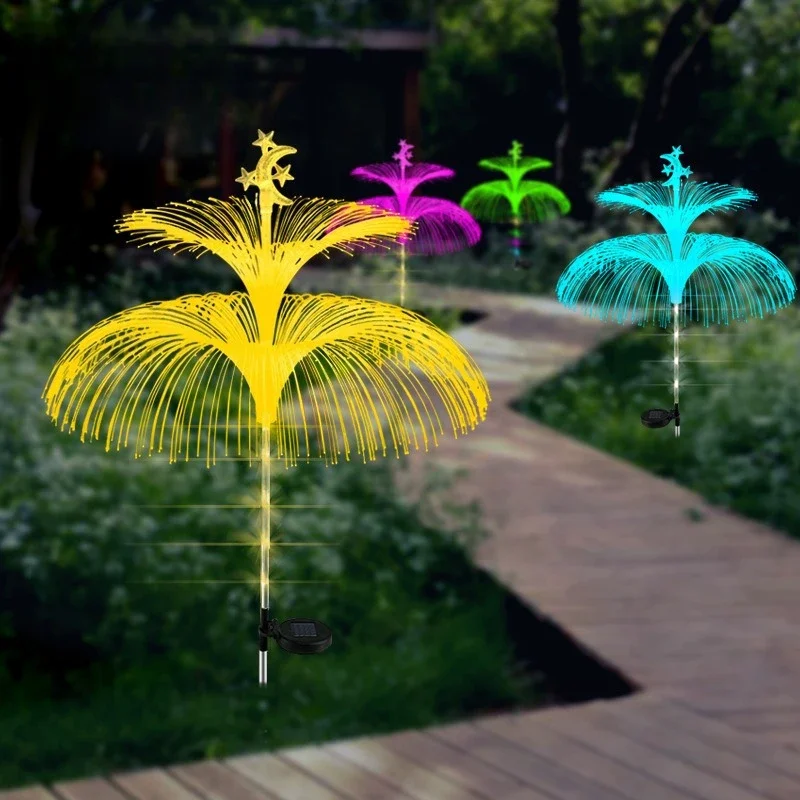 Solar Light Garden Outdoor Light Ambient Light Landscape Garden Decoration Jellyfish Lawn Waterproof