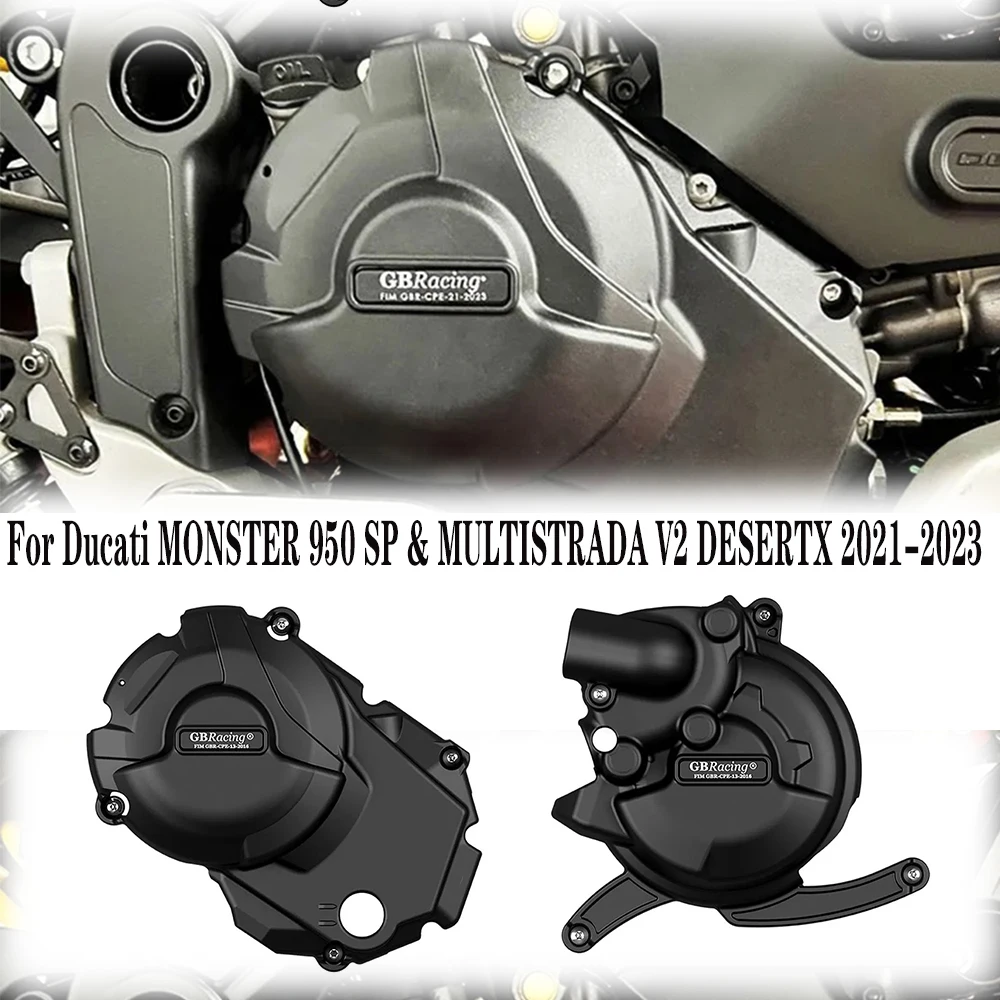 

Engine Guard For Ducati Monster 950 SP ＆ Multistrada V2 ＆ Desertx 2021-2023 Case Engine Cover Protection