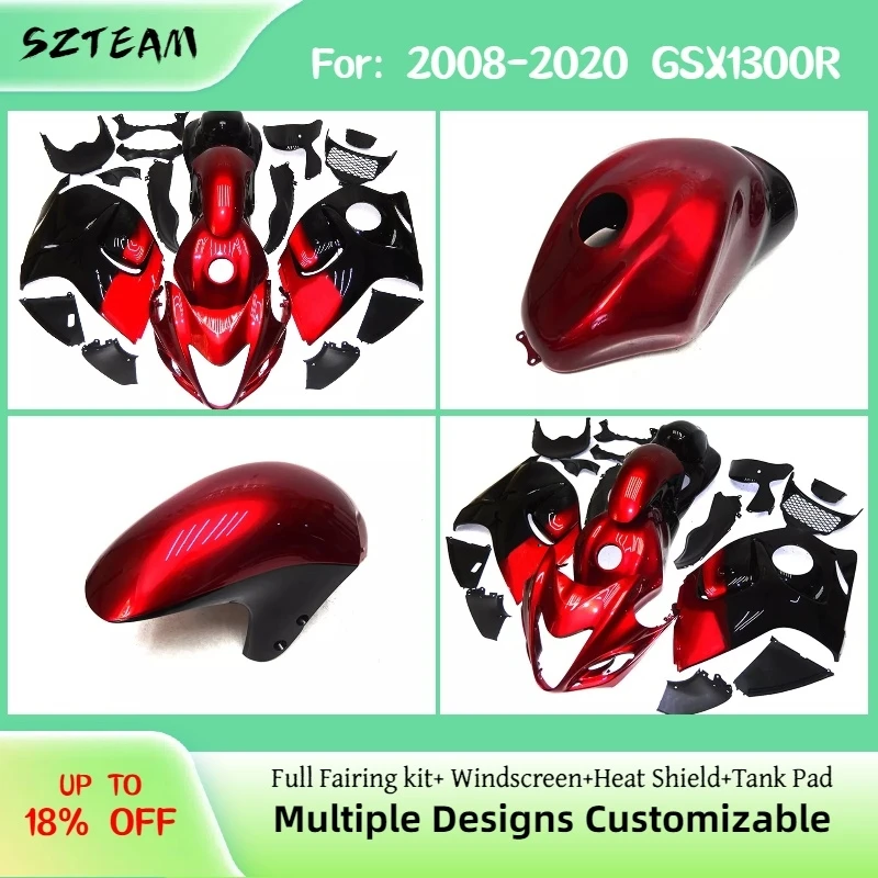 

Комплект обтекателей для мотоцикла GSX1300R 2008-2020 (включая 2016, 2017, 2018, 2019, 2020), литые обтекатели PRO-2 для GSX 1300R 08-20