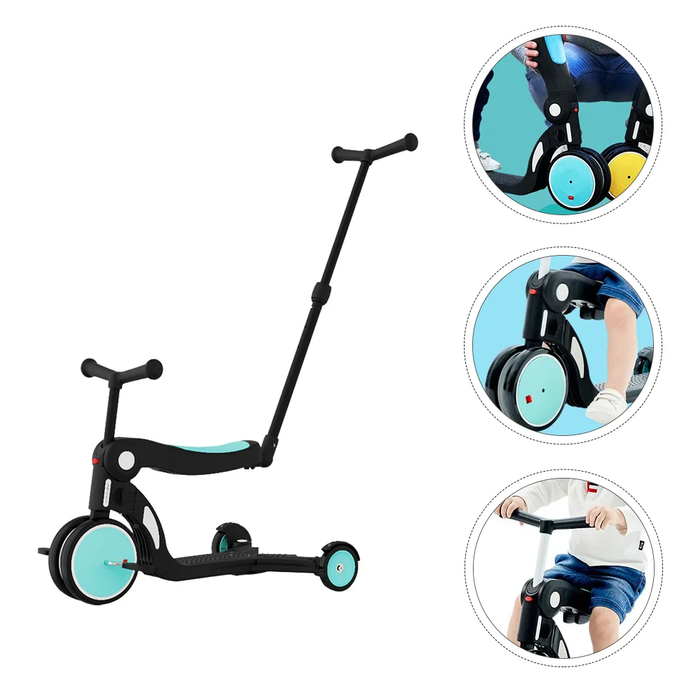 Five-in-One Scooter Toddlers Balance Bike Toy Small Kids Children Walking First Walker Three-wheeled 5-in-1 Infant Toys