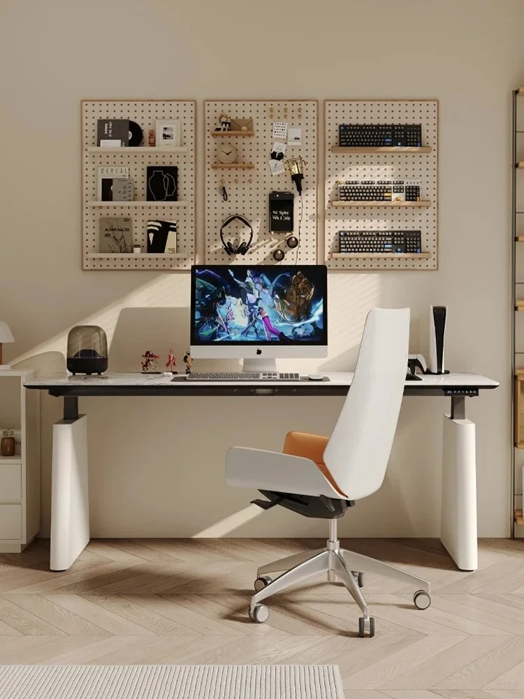 

Электрический подъемный стол с подогревом и каменной столешницей, компьютерный стол, рабочий стол, офисный стол, умный домашний стол для книг