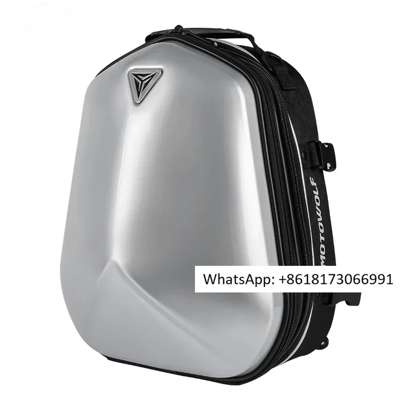 

Motorcycle tail bag, motorcycle helmet, fuel tank bag, motorcycle travel, single shoulder back, hard shell, large capacity