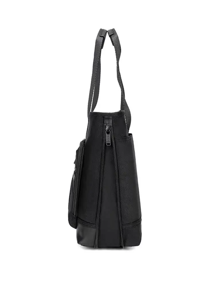 حقيبة يد وحقيبة ماسنجر من النايلون الباليستي للرجال، حقيبة يد ذات سعة كبيرة للعمل والتنقل، حقيبة كتف متينة. #5