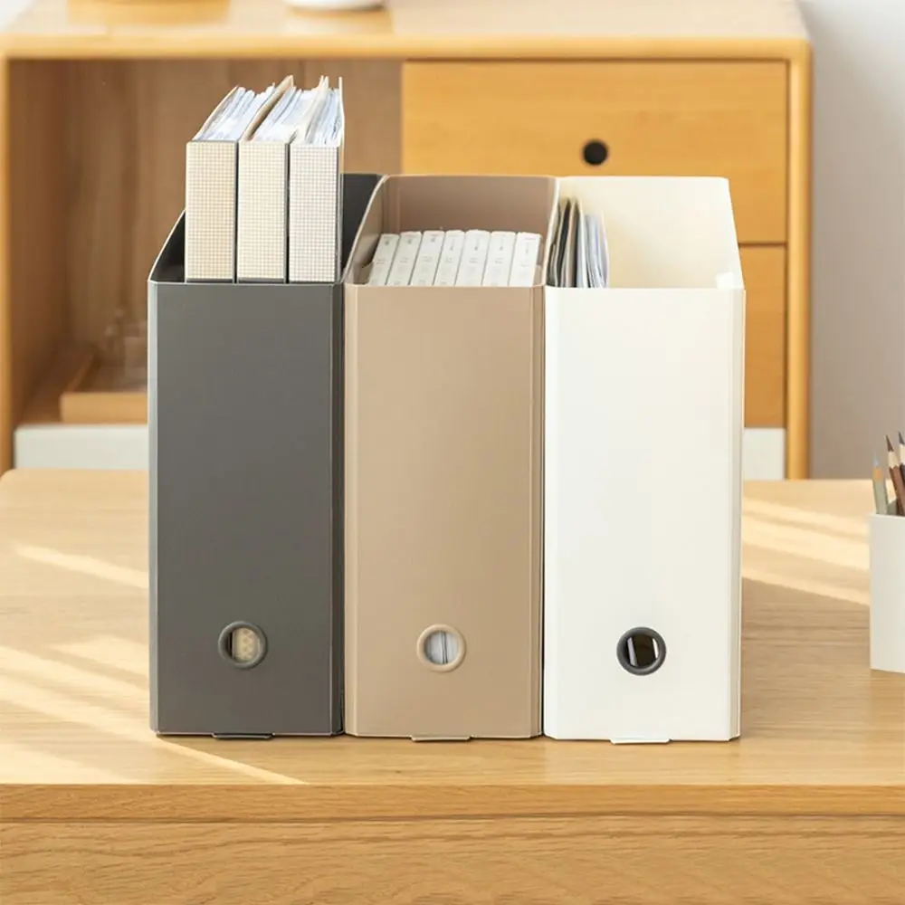 

Office Supplies Book Pencil Sundries Classification Folder Folding Desktop Organizer Document Storage Box A4 File Organizer Box