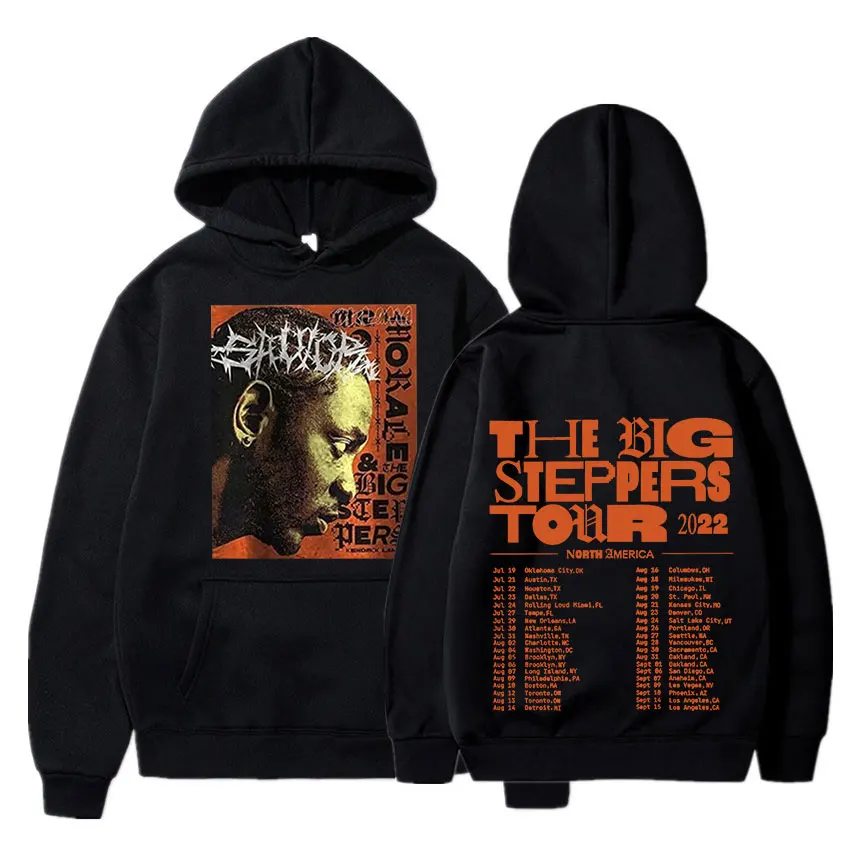 Hoodies Rapper Kendrick Lamar Hoodie Music Album Mr Morale & The Big Steppers 2022 TourCoat Tracksuit Oversized Sweatshirts