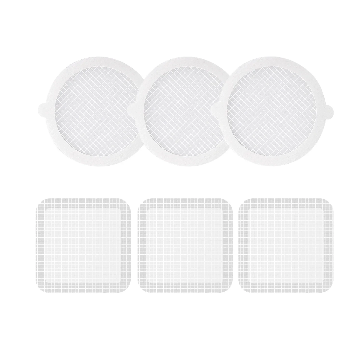 10-50pcs Disposable Shower Drain Hair Catcher Mesh  Drain Covers Floor Sink Strainer Filter Hair Stopper For Bathroom Kitchen